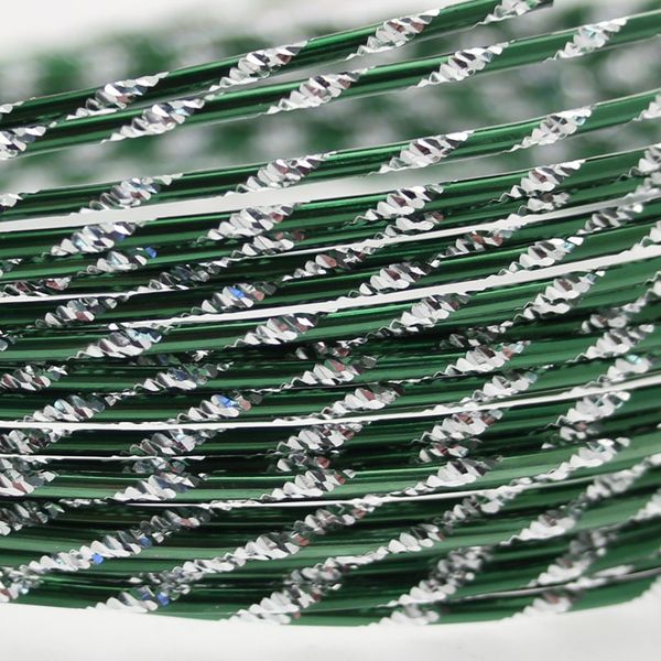 Green Diamond Cut Wire