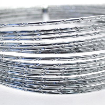 Silver Diamond Cut Wire