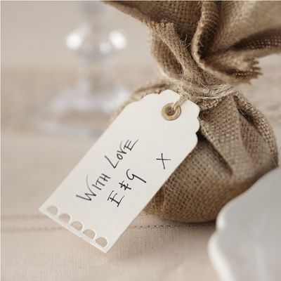 Ivory Vintage Favour Tags