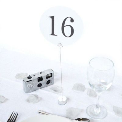 Round Base Table Number Holders