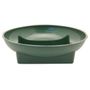 Large Green Square Round Dish