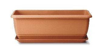 Stewart 50cm Balconniere Trough - Terracotta-