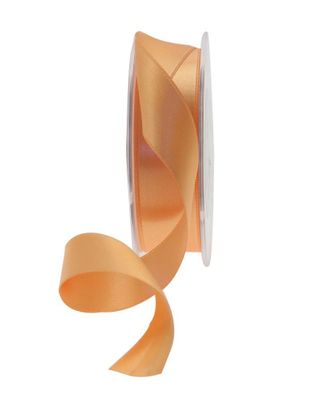 25mm Satin Ribbon Light Orange