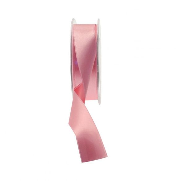 25mm Satin Ribbon Soft Pink