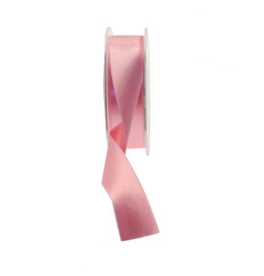 25mm Satin Ribbon Soft Pink