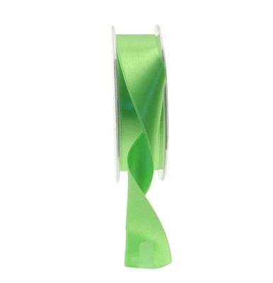 25mm Satin Ribbon Lime Green