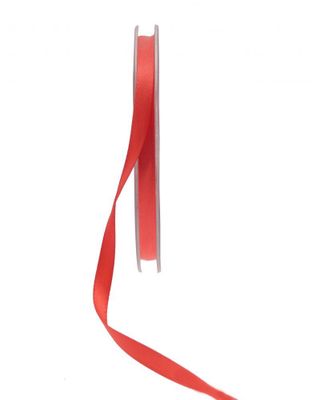 6mm Satin Ribbon Bright Red