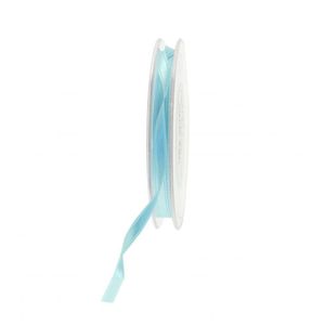 6mm Satin Ribbon Light Blue