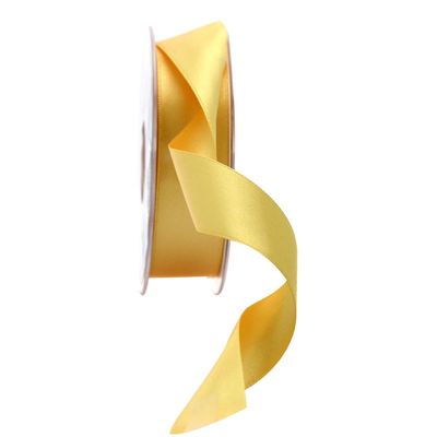 25mm Satin Ribbon Golden Yellow