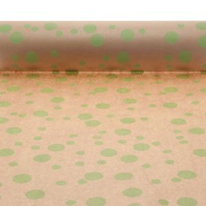 Kraft Paper Multi Dots Lime