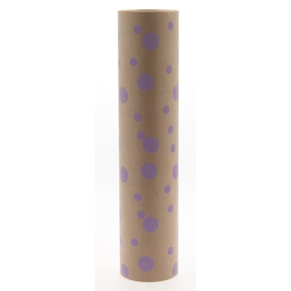 Kraft Paper Multi Dots Lilac