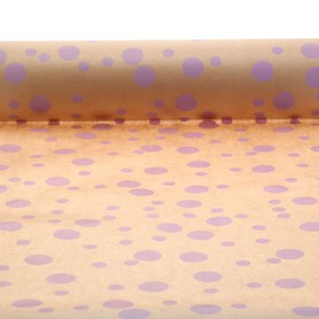 Kraft Paper Multi Dots Lilac