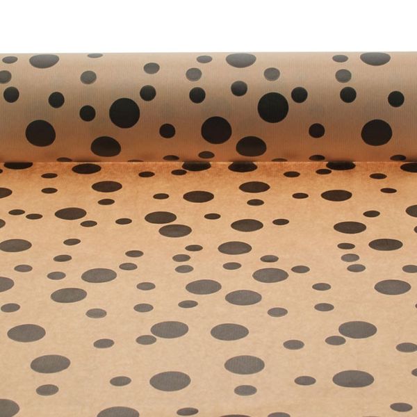 Kraft Paper Multi Dots Black