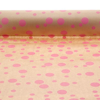 Kraft Paper Multi Dots Cerise