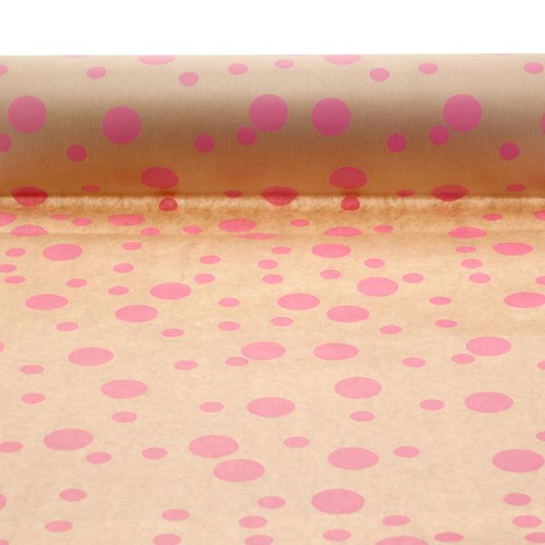 Kraft Paper Multi Dots Cerise