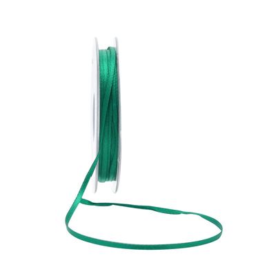 3mm Satin Ribbon Emerald