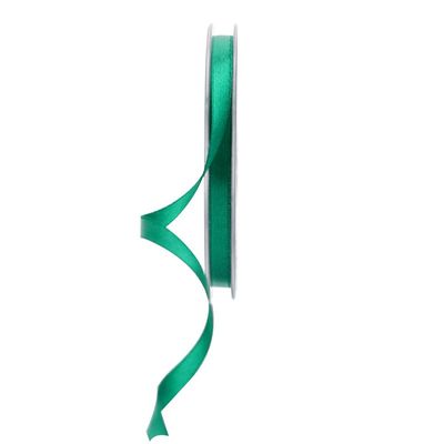 6mm Satin Ribbon Emerald