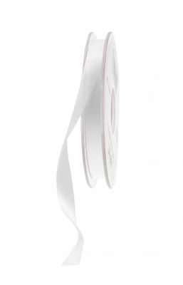 10mm Satin Ribbon White