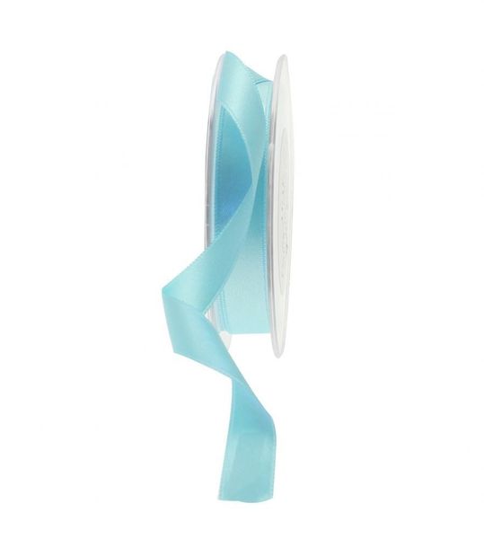 15mm Satin Ribbon Light Blue