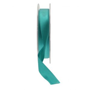 15mm Satin Ribbon Teal Green