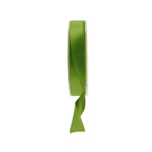 15mm Satin Ribbon Moss Green