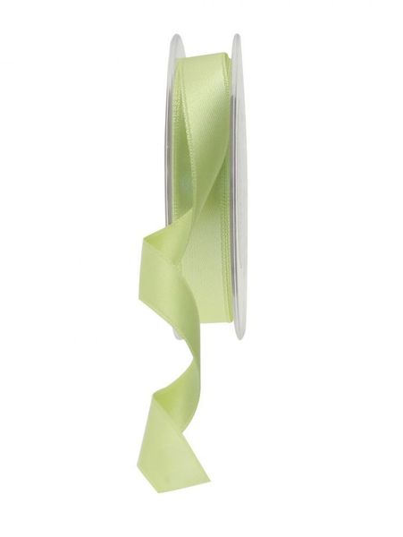 15mm Satin Ribbon Lime Green