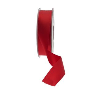 25mm Satin Ribbon Deep Red