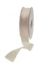 25mm Satin Ribbon Cream