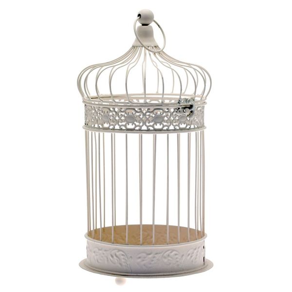 Cream Bird Cage (20 x 20 x 43.5cm) | Easy Florist Supplies