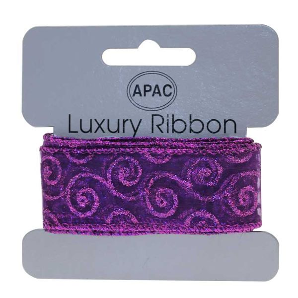 Purple Decorative Ribbon