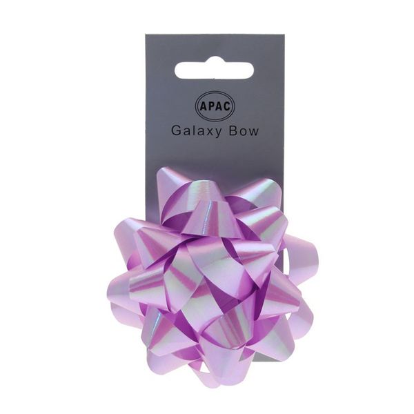 Iridescent Lilac Sticky Bow