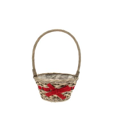 Basket with Hessian Bow