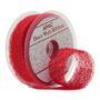 Red decomesh ribbon