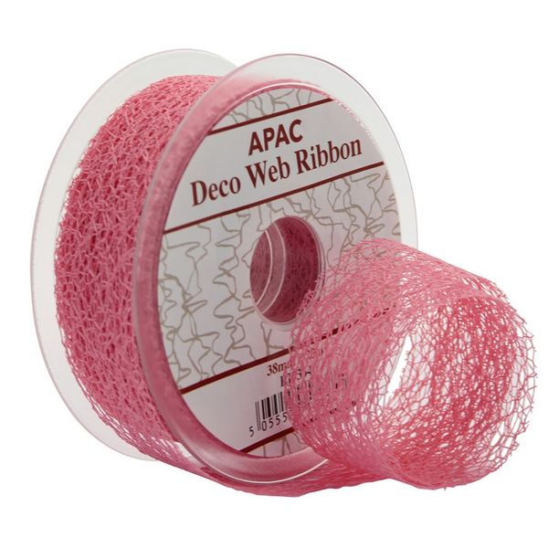Pink Deco Web Ribbon