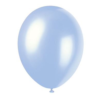 Light Blue Pearlised Balloons
