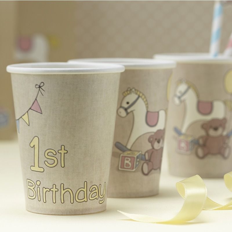 Rock A Bye Baby Birthday Cups