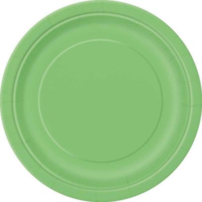Lime Green Party Plates