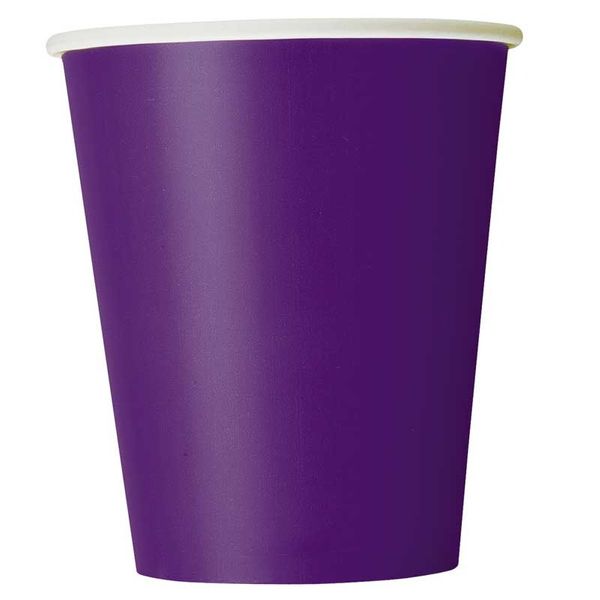 Purple Paper Cup