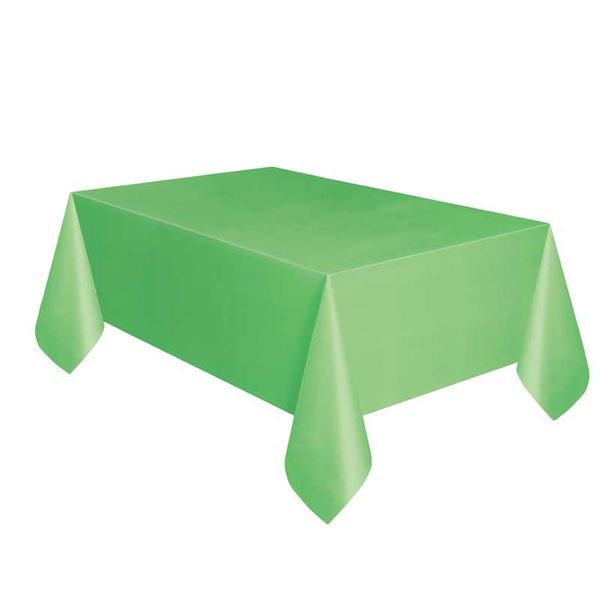 Lime Green Plastic Square Tablecover