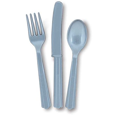 Silver Assorted Plastic Cutlery