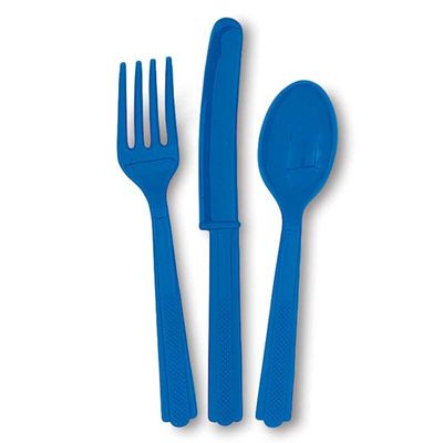 Blue Assorted Cutlery