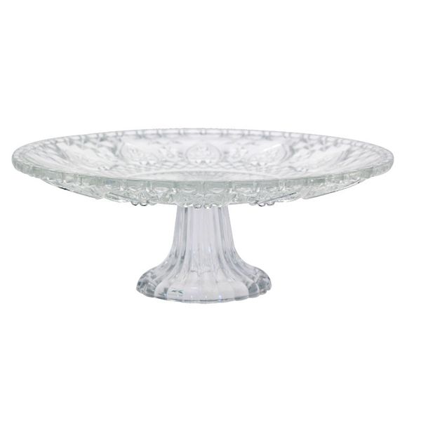 Vintage Style Glass Cake Stand