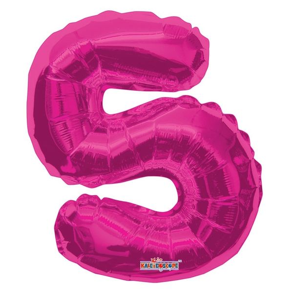 Number 5 Balloon in Pink