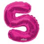 Number 5 Balloon in Pink