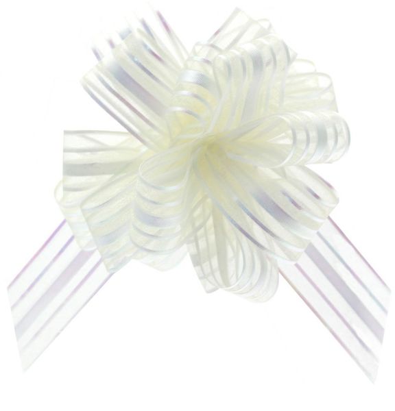 Ivory Organza Pull Bow (31mm)