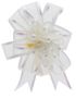 Ivory Organza Pull Bow (25mm)