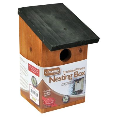 Kingfisher Traditional Wooden Nesting Box