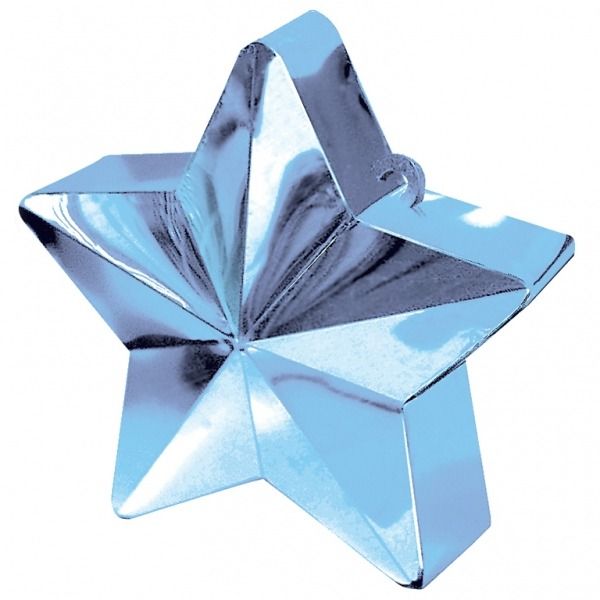 Light Blue Star Balloon Weight