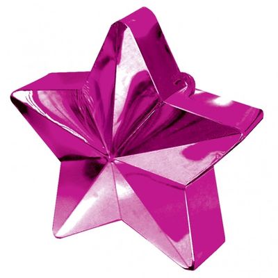 Hot Pink Star Balloon Weight