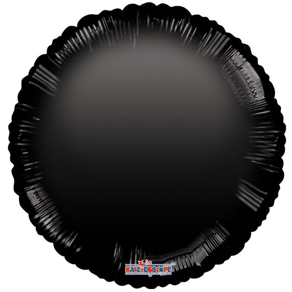 Black Circle Gellibean Balloon